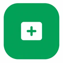 The WhatsApp new-chat button used to add a contact